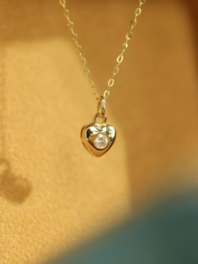 Diamond heart Necklace/Pendant