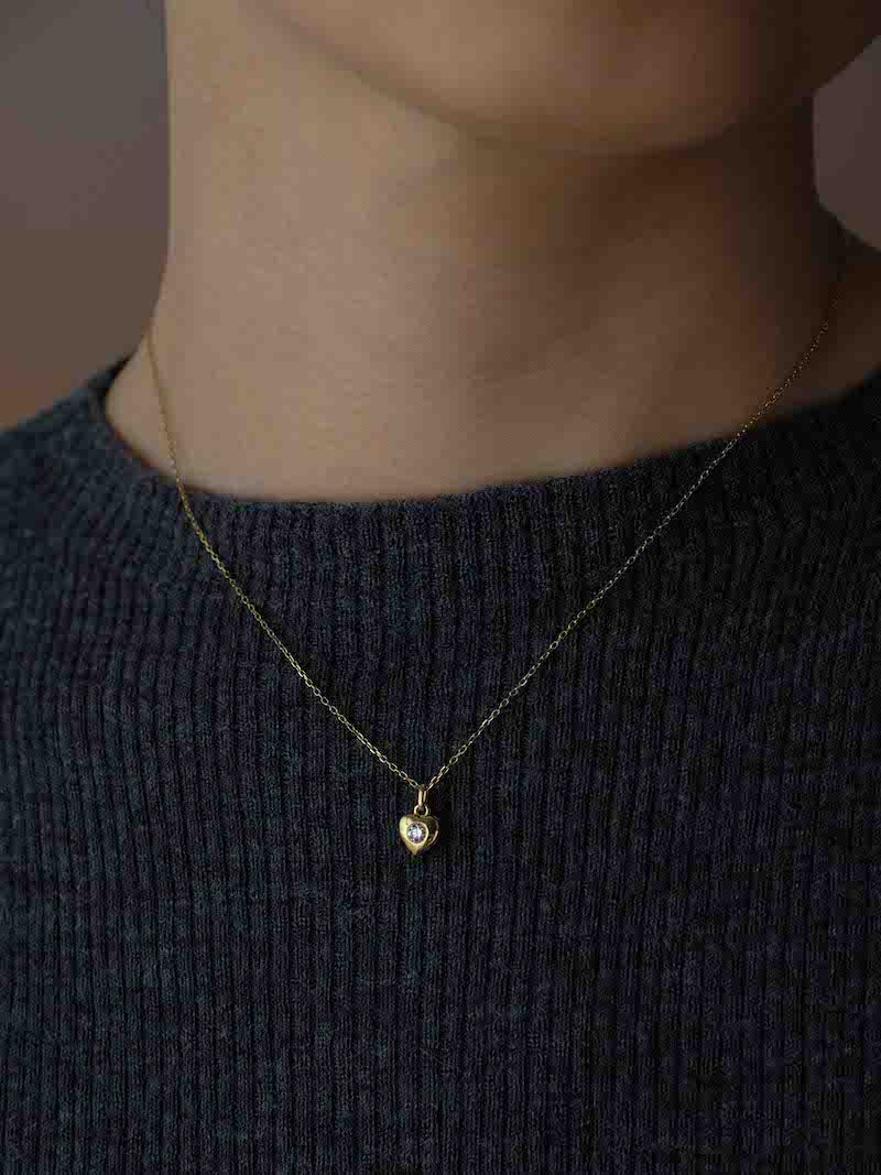 Diamond heart Necklace / Pendant