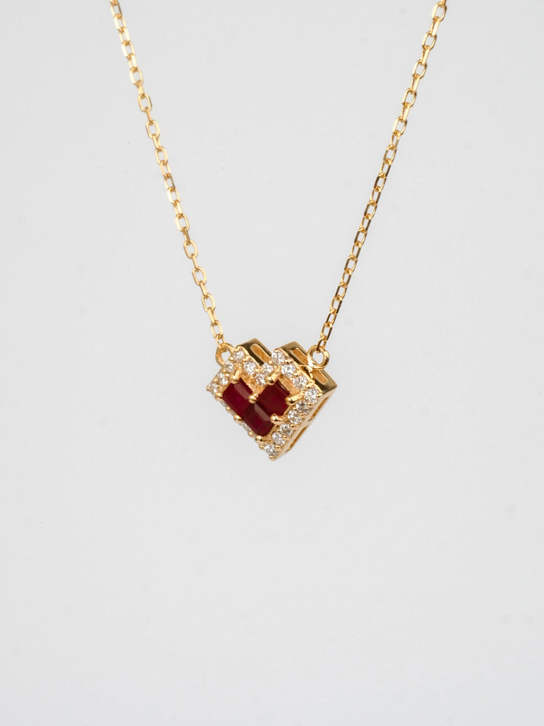 Mosaic Heart Necklace